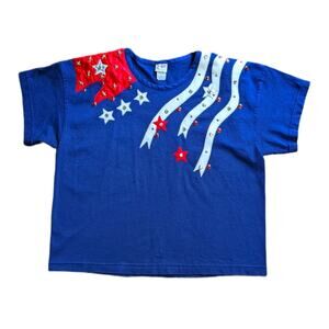 Patriotic Tee vintage 80s by Cactus California size XL